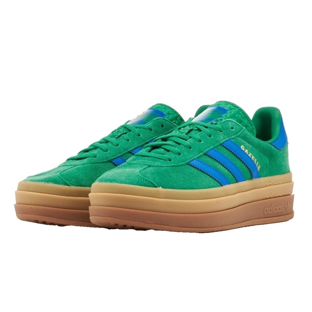adidas Originals Gazelle Bold Womens Size 6 Green Sneakers Shoes WORN ONCE